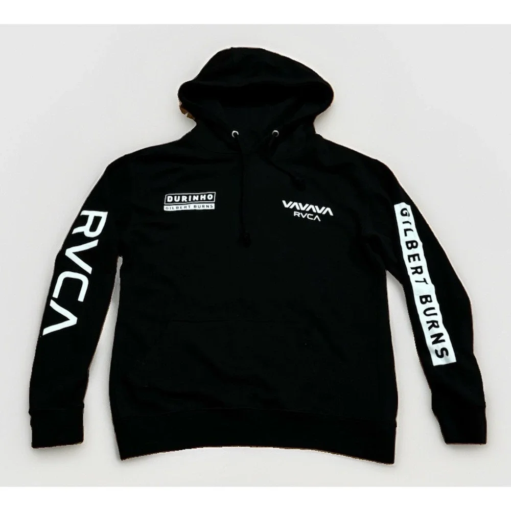 RVCA Gilbert Burns Hoodie M Jiu Jitsu BJJ MMA World Welterweight Champion Rare